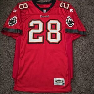 1997 Warrick Dunn Tampa Bay Buccaneers Wilson Authentic NFL Jersey